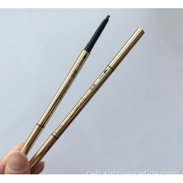 Doble nga natapos nga eyebrow pencil brush OEM